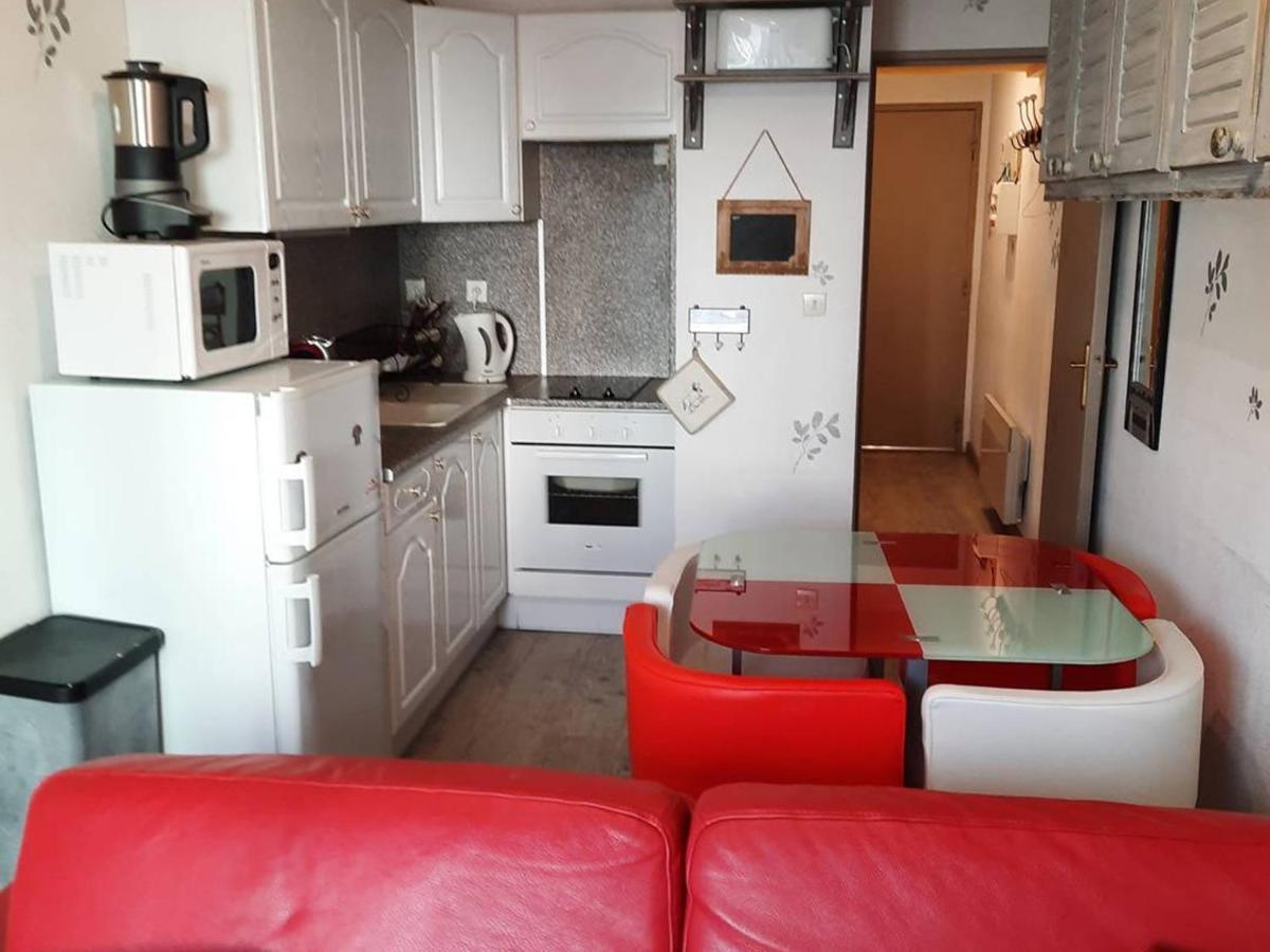 Studio Cabine Cozy Avec Terrasse, Parking, Et Casier A Ski - Ideal Famille De 4 A Bolquere - Fr-1-592-43 Eksteriør bilde